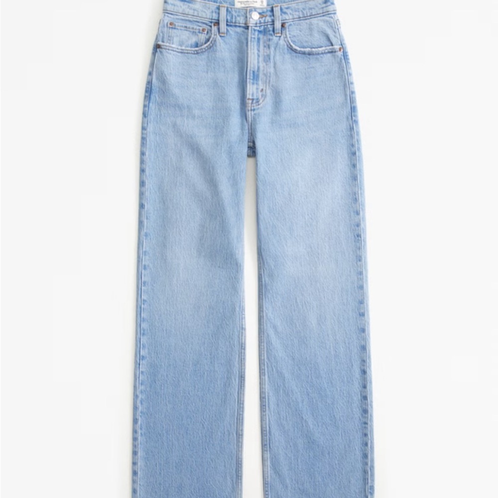 Abercrombie & Fitch Light Blue Flare Jeans - Picture 3 of 3